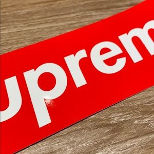 Supreme sticker